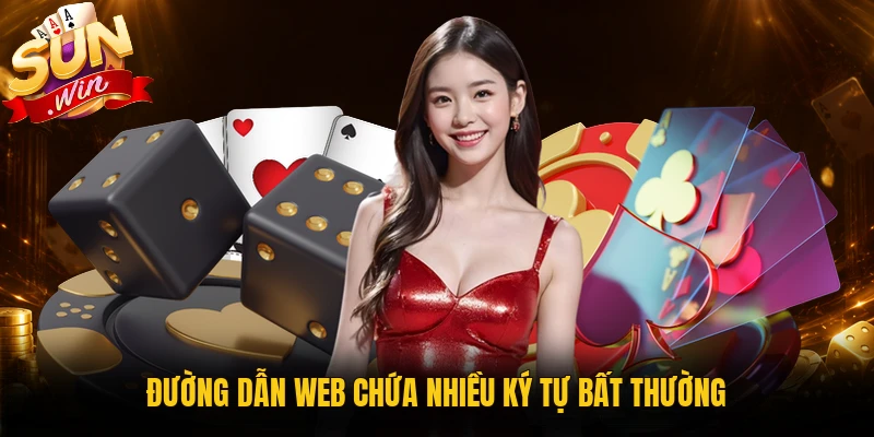 Đường dẫn web chứa nhiều ký tự bất thường