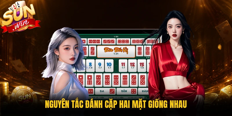 Nguyên tắc đánh cặp hai mặt giống nhau