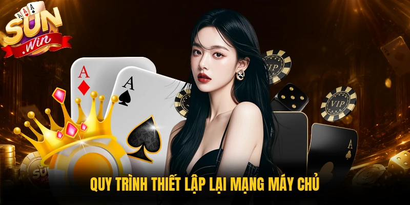 Quy trình thiết lập lại mạng máy chủ