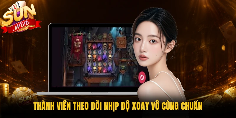 Thành viên theo dõi nhịp độ xoay vô cùng chuẩn
